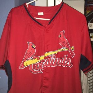 Size XL Carpenter cardinals jersey button up